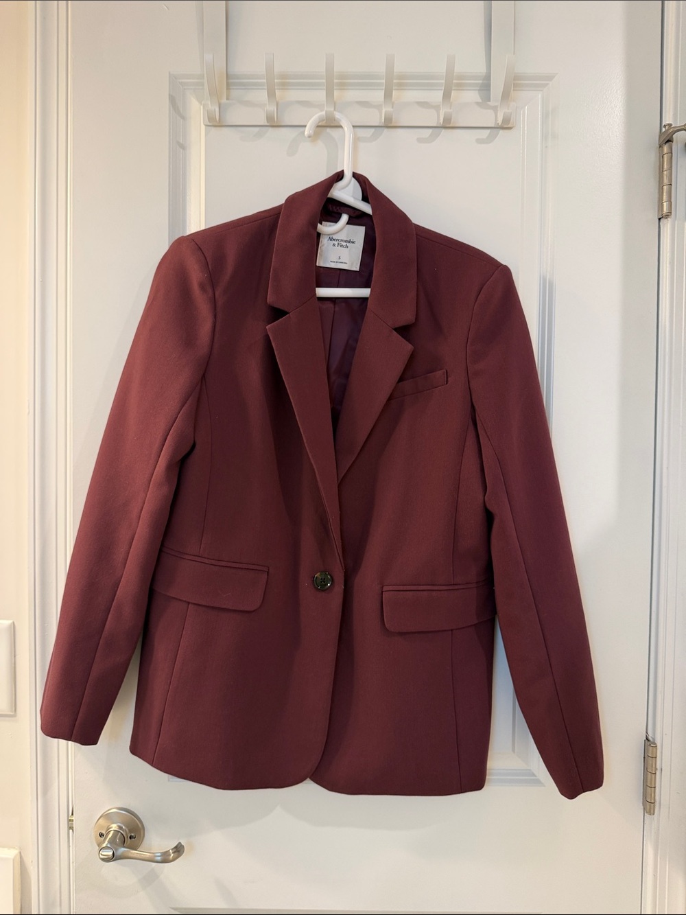 Abercrombie Burgandy Blazer Small